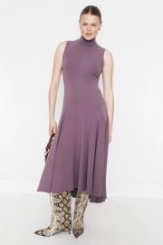 Sleeveless Mock Neck Midi Dress by Peter Som x RTR Rent the Runway at Rent the Runway