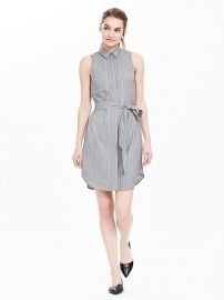 Sleeveless Oxford Shirtdress at Banana Republic