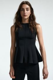 Sleeveless Peplum Top at H&M