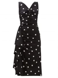 Sleeveless Polka Dot Ruffle Dress  dolce and gabbana at Matches