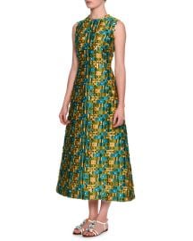 Sleeveless Raw-Edge Midi Dress by Dolce and Gabbana at Neiman Marcus