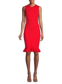 Sleeveless Ruffle Hem Dress at Saks Off 5th