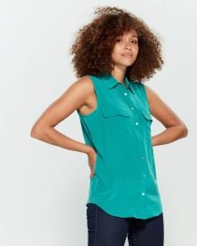 Sleeveless Slim Signature Top at Century 21