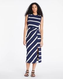 Sleeveless Striped Cody Dress Tanya Taylor at Tanya Taylor