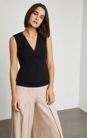  Sleeveless Tiered Peplum Top at Bcbgmaxazria