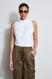 Sleeveless Twist Knit Elie Tahari at Elie Tahari