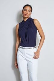 Sleeveless Twist Knit Elie Tahari at Elie Tahari