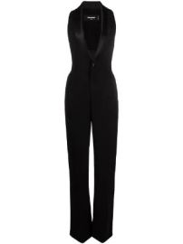 WornOnTV: Zenzi’s black sleeveless tuxedo jumpsuit on Tom Swift ...