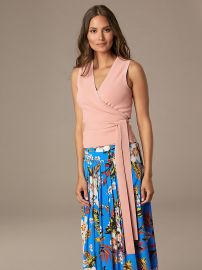 Sleeveless Wrap Cardigan Diane von Furstenberg at DvF