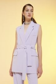 Sleeveless blazer at ottod'Ame