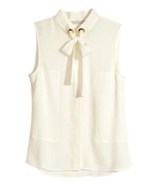 Sleeveless blouse at H&M