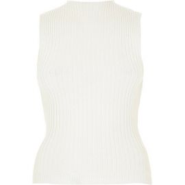 Sleeveless ribbed top at River Island