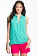 Sleeveless shirting top by Splendid at Nordstrom