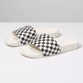 Slide-on Checkerboard Sandals by Vans at Vans