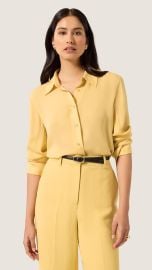 Slim Blouse in Double Georgette | Sunflower at Argent