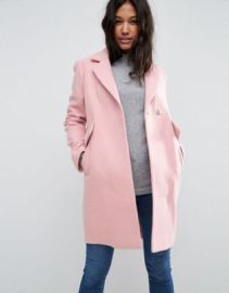 Slim Coat with Pocket Detail at ASOS