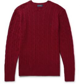 Slim-Fit Cable-Knit Wool And Cashmere-Blend Sweater at Mr Porter