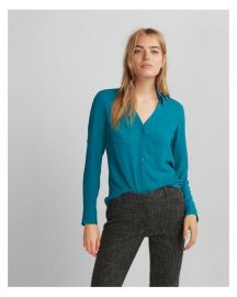 Slim Fit Convertible Sleeve Portofino Shirt at Express