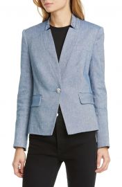 Slim-Fit High-Collar Blazer by Veronica Beard at Nordstrom