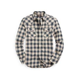Slim Fit Plaid Brushed Western Shirt at Ralph Lauren