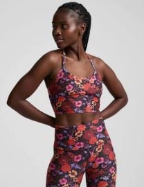 Slim Racerback High Cropped Tank in Summer Bouquet at Beyond Yoga