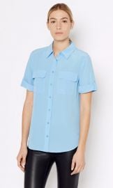 Slim Signature Short Sleeve Shirt at Equipment