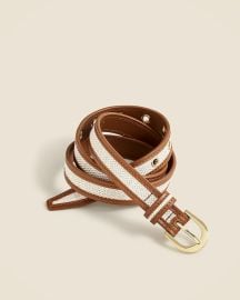 Slim classic belt in Italian leather at J. Crew