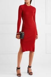 Slim-fit Knitted Dress by Mugler at Net A Porter