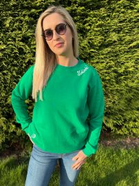 Slinte Green Gaeilge Irish Sweatshirt Phoenix Jumper Phoenix Boutique at Phoenix Boutique