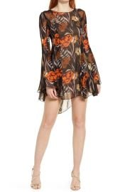 Slipparella Floral Long Sleeve Dress at Nordstrom