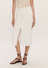 Slit denim skirt - Woman MANGO USA at Mango