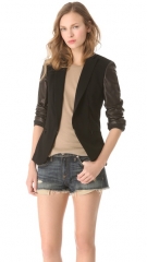 Sliver jacket by Rag and Bone in black at Shopbop