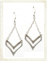 Sloan Chevron Earrings at Brooklyn Designs