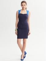 Sloan colorblock dress at Banana Republic