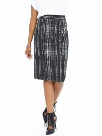 Sloan fit printed pencil skirt at Banana Republic