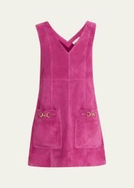 Sloane Suede Mini Dress at Bergdorf Goodman
