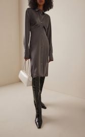 Slouch Satin Midi Shirtdress By Toteme at Moda Operandi