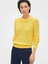 Slub Crewneck Sweater at Gap