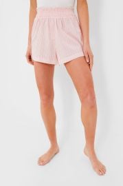 Slumber Stripe The Smocked Sleep Short THE GREAT at Tuckernuck