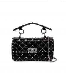 Small Rockstud Spike Leather Bag by Valentino at Luisaviaroma