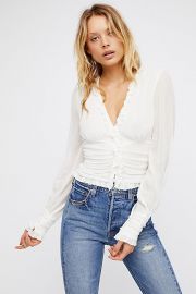 Smell The Roses Blouse at Free People