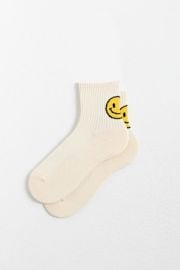 Smile Ankle Sock at Urban Outfitters