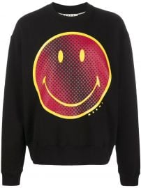 Smile-Print Sweatshirt by Marni at Farfetch