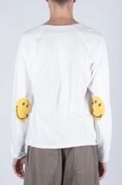 Smiley Patch Long Sleeve Patch T Shirt by Kapital at Grailed