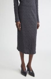 Smocked Cotton Blend Midi Skirt at Nordstrom Rack