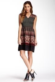 Smocked Jacquard Dress at Nordstrom Rack