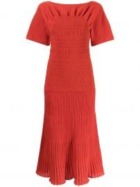 Smocked Knit Dress by Proenza Schouler at Farfetch