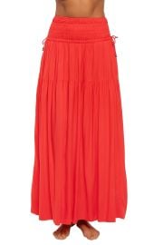 Smocked Maxi Skirt Everything But Water at Everything But Water