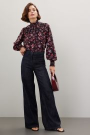 Smocked Neck Top by Derek Lam Collective for 55 Rent the Runway at Rent the Runway