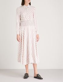 Smocked waist midi dress at Selfridges